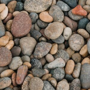 Framed Family Pebble Art